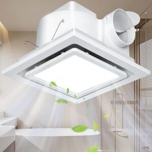 4. Gopper Bathroom Exhaust Fan with Light