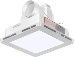 6. VIVOSUN Bathroom Exhaust Fan with Light